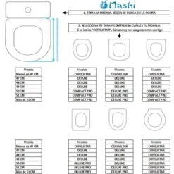 SEDILE E COPERCHIO DELLA TOILETTE WC GIAPPONESE INTELLIGENTE NASHI DELUXE PRO -Stile Bagno 95447076 5