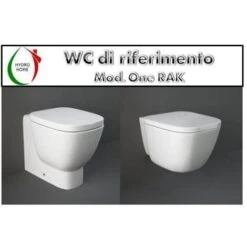 Copriwater One Rak Termoindurente Bianco Originale -Stile Bagno 95484213 4