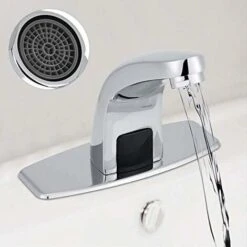 Rubinetto Automatico Touchless, Rubinetto Del Sensore, Rubinetto Del Bagno, Cucina Attivata Dal Movimento Sistema Vivavoce Del Bagno Rubinetto Automatico Del Sensore A InITarossi
