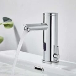Rubinetto Elettronico A InITarossi Rubinetto Miscelatore Automatico Per Acqua ITedda E Calda Rubinetto Automatico Per Lavabo Da Bagno In Ottone Cromato