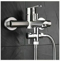 G 1/2 Soffione Doccia In Ottone Massiccio Valvola Deviatrice A 3 Vie Valvola Deviatrice/Adattatore Deviatore Doccia/Valvola Nichel Spazzolato Dsf007Na Cromo Dsf007 Dsf007 -Stile Bagno 95769468 3