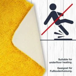 Set Di Tappetini Da Bagno Da 3 Pezzi - Tappetini Da Bagno 3X (45x45 + 50x80 + 60x100cm) - Tappetini Da Bagno Antiscivolo E Lavabili - Con Foro WC - CREMA -Stile Bagno 95785389 4