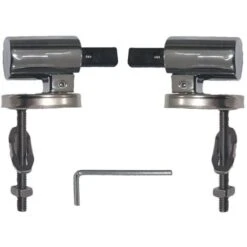 Cerniere Regolabili Soft Close Fissaggio Dall Alto Per Copriwc Termoindurente Con Tassello Rettangolare