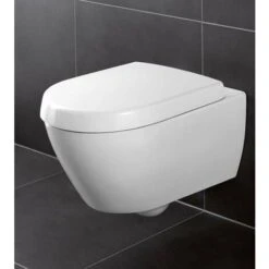 VILLEROY & BOCH - SUBWAY 2.0 VASO WC SOSPESO A CACCIATA AQUA REDUCT BIANCO ALPIN 56001001 -Stile Bagno 95889296 4