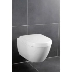 VILLEROY & BOCH - SUBWAY 2.0 VASO WC SOSPESO A CACCIATA AQUA REDUCT BIANCO ALPIN 56001001 -Stile Bagno 95889296 5