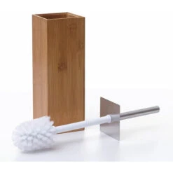 Nova Set Con 7 Accessori Da Bagno Dal Design Moderno In Bambù E Metallo -Stile Bagno 95906407 4