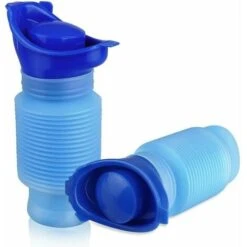 Orinatoio Di Emergenza Portatile Da 2 Pezzi Orinatoi Retrattili Maschili E Femminili Bottiglia Per Urina Per Adulti