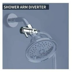 Deviatore Rubinetto Valvola Doccia A 2 Vie Deviatore In Ottone Adattatore Doccia Deviatore Doccetta Flessibile Doccia Soffione Doccia Cromo Lucido -Stile Bagno 96235435 3