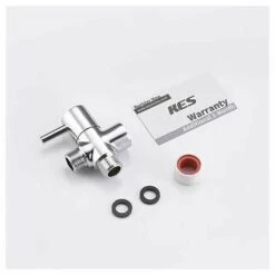 Deviatore Rubinetto Valvola Doccia A 2 Vie Deviatore In Ottone Adattatore Doccia Deviatore Doccetta Flessibile Doccia Soffione Doccia Cromo Lucido -Stile Bagno 96235435 5