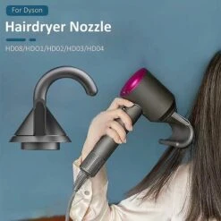 LITZEE Supporto Per Asciugacapelli Per Piastra Per Capelli Dyson - Asciugacapelli Supersonico HD01 02 03 04 08 - Spazzola Per Piastra Per Capelli - Accessorio Ideale Per Asciugare E Lisciare I Capelli -Stile Bagno 96298889 5