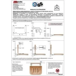 Sedile Doccia A Muro Pieghevole 30 X 35 Struttura In Acciaio E Seduta In Legno Massello. -Stile Bagno 9633027 4