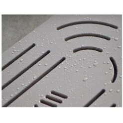 Pedana Antiscivolo In Legno 96 X 58 Ideale Per Piatto 120 X 70/80 Tortora -Stile Bagno 9633030 3