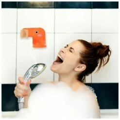 Supporto Per Soffione Doccia Supporto Per Bacchetta Per Doccia Portatile Regolabile Con Portabottiglie Per Gel Doccia Gancio Per Shampoo Supporto Da Parete Senza Foratura Per Bagno -Stile Bagno 96331626 3