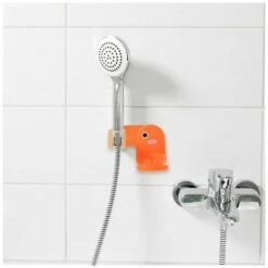 Supporto Per Soffione Doccia Supporto Per Bacchetta Per Doccia Portatile Regolabile Con Portabottiglie Per Gel Doccia Gancio Per Shampoo Supporto Da Parete Senza Foratura Per Bagno -Stile Bagno 96331626 4