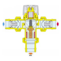 Valvola Miscelatrice Termostatica 3/4NF Tipo RU THERMADOR Classe 20 U521713 - MT521720 -Stile Bagno 96771281 3