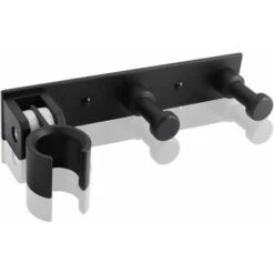 Supporto Per Doccia Universale Con 2 Ganci, Supporto Per Doccia A Parete Regolabile In Lega Di Alluminio, Supporto Per Soffione Doccia Autoadesivo Per Tubo Doccia