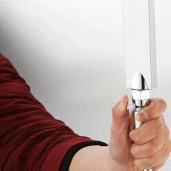 1/2 Valvola Di Intercettazione In Ottone Per Soffione Doccia, Valvola Di Intercettazione Esterna, Valvola Di Intercettazione In Ottone, Valvola Ad Angolo, Chiusura Cromata Per Soffione Doccia -Stile Bagno 97075482 5