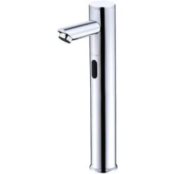 Rubinetto Lavabo Elettronico (alto) L2, Rubinetto Con Sensore Automatico 2 Miscelatori Acqua (Calient E Fredda), Cromo -Stile Bagno 97221304 3