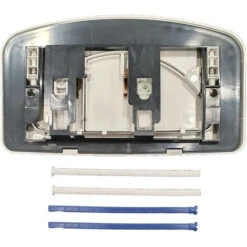 Placca Doppio Tasto Diamante Bianca Cassetta Incasso Oli -Stile Bagno 97262857 3