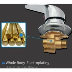 Carivent Mixer Cabina Doccia In Ottone Per Doccia Uscita Inverter Cromato Doccia Miscelatore Connettore G1/2 Doccia ITeddo Miscelatore Per La Camera -Stile Bagno 97678865 5