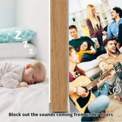 Striscia Di Tenuta In Silicone Per Porta A Basso Rumore 5x100 Cm (bianca) -Stile Bagno 97883751 5