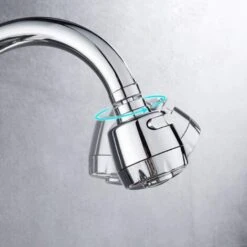Aeratore Girevole A 360 Gradi Rubinetto Da Cucina Testa 2 Modalità Soffione Doccia Regolabile Spruzzatore Filtro Per Cucina Bagno (corto) -Stile Bagno 97886718 4