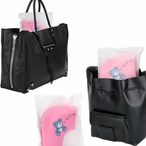 Riduttore Per WC Pieghevole 2 In 1 Per Seggiolino Per Bambini Riduttore Per WC Da Viaggio E Domestico (rosa) 4 Riduttore Per WC Pieghevole 2 In 1 Per Seggiolino Per Bambini Riduttore Per WC Da Viaggio E Domestico (rosa) - immagine 4