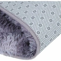 Set Tappeto Bagno 3 Pezzi, Morbido Tappetino Bagno Assorbente Antiscivolo, Tappetino Contorno A Forma Di U E Copriwater Lavabile, Grigio -Stile Bagno 98112630 4