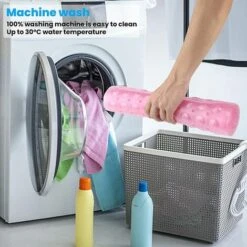 Tappetino Bagno Antiscivolo 100 X 40 Cm Extra Lungo Tappetino Bagno Antibatterico In PVC Tappetino Doccia Antimuffa Con Ventosa 200 (Rosa) -Stile Bagno 98116854 4