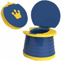 Toilette Per Bambini, Vasino Da Allenamento, Riduttore Per WC Per Bambini, Rialzo Per WC Per Bambini, Per WC Di Altezza 38-42 Cm, Per 0-6 Anni (Maroon Blue)