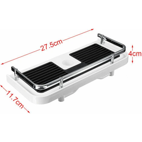 Mensola Per Palo Da Bagno Mensola Portaoggetti Per Doccia Scaffale Organizzatore Supporto Per Vassoio Accessorio Vassoio Quadrato Tipo 2 2 Mensola Per Palo Da Bagno Mensola Portaoggetti Per Doccia Scaffale Organizzatore Supporto Per Vassoio Accessorio Vassoio Quadrato Tipo 2 - immagine 2