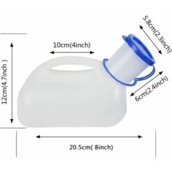 Orinatoio Per Auto Unisex Orinatoio Per Uomo Donna Orinatoi Bottiglie Con Coperchio E Imbuto Scatola Di Plastica Per Auto Vecchio Ragazzo Per Campeggio All'aperto -Stile Bagno 98121181 4