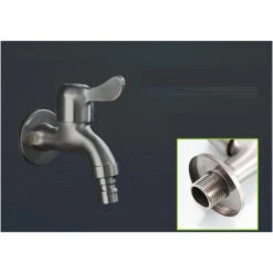 , Interfaccia In Acciaio Inossidabile A 4 Punti , Maniglia Singola Spessore 304 (rubinetto Piscina) -Stile Bagno 98125592 3