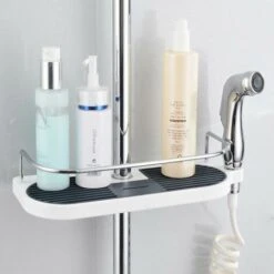 Organizer Da Bagno Per Shampoo, Adatto Per Binari Da 19 Mm A 25 Mm -Stile Bagno 98127321 3