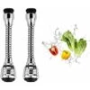 2 Pz 360 ° Girevole Spruzzatore Rubinetto Spruzzatore Acqua Attacco Per Lavello Da Cucina Vasca Da Bagno Spruzzatore Tubo Accessori Di Estensione