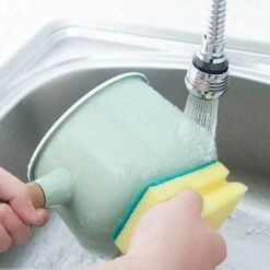 2 Pz 360 ° Girevole Spruzzatore Rubinetto Spruzzatore Acqua Attacco Per Lavello Da Cucina Vasca Da Bagno Spruzzatore Tubo Accessori Di Estensione -Stile Bagno 98129329 4