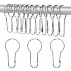 Gancio Per Anello Per Tenda Da Doccia Da 36 Pezzi Per L'ordinamento E La Finitura