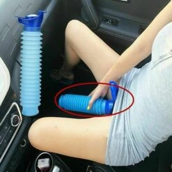 2 Pz 750 Ml Flessibile Orinatoio Orinatoio Portatile Orinatoio Per Uomini Donne Pipì Imbuto Auto Campeggio Viaggi Toilette -Stile Bagno 98144831 3