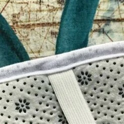 Set Di 3 Tappetini Per Doccia Da Bagno + Tappetini Per Pediluvio + Coprisedile WC. Tappetino Antiscivolo Per Tenda Da Doccia - The Underwater World (venatura Del Legno) -Stile Bagno 98145133 4