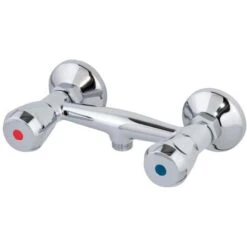 Rubinetti Doccia , Uscita 1/2’ ’ Maniglia Di Plastica, Ottone Cromato