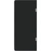Schermo Orinatoio Parete Privacy Nero 90x40 Cm Vetro Temperato VidaXL