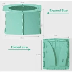 Vasino Per Bambini, Toilette Pieghevole Per Bambini, Sedia Per Bambini Vasino Per Vasino, Seggiolino Portatile Per Viaggi All'aperto WC Da Campeggio, Adatto Per Bambini Di 12-36 Mesi, Kueatily -Stile Bagno 98382332 4
