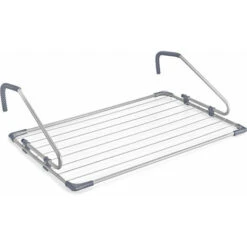 Stendino Da Appendere Con 2 Bracci In Acciaio Da Balcone Ed Interno 11 Mt SìOrdine -Stile Bagno 98486681 3