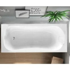 Vasca Da Bagno Bianca 180X80 Calypso-Glass