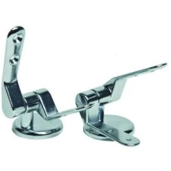 Coppia Di Cerniere Universale In Ottone Cromata Per Sedile Wc Mm71