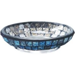 Set Completo Blu Mosaico - Serie Crystal -Stile Bagno 9858026 3