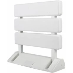 Sedile Per Doccia Pieghevole A Parete Capacità Di Carico 130 Kg Sedile Per Doccia Pieghevole Sgabello Pieghevole Per Bagno Sgabello Pieghevole A Parete Bianco -Stile Bagno 98703666 5