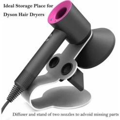 Asciugacapelli Dyson Supersonic E Supporto Magnetico Per Due Bocchette Portaoggetti (asciugacapelli Non Incluso) -Stile Bagno 98705642 4