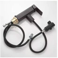 Rubinetto Bagno In Ottone Nero Design Retrò Rubinetto Doccia Opaco Miscelatore Estraibile 3 Getti Tra Cui Scegliere -Stile Bagno 98705710 5