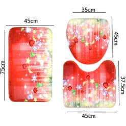 Set Di Tappetini Per Tende Da Doccia Con Gancio Per Decorazioni Per La Casa -Stile Bagno 98706185 3